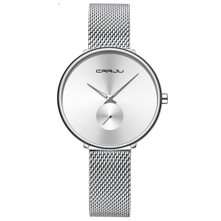 Women’s Stainless Steel Strap Mesh Strap Watch Simple