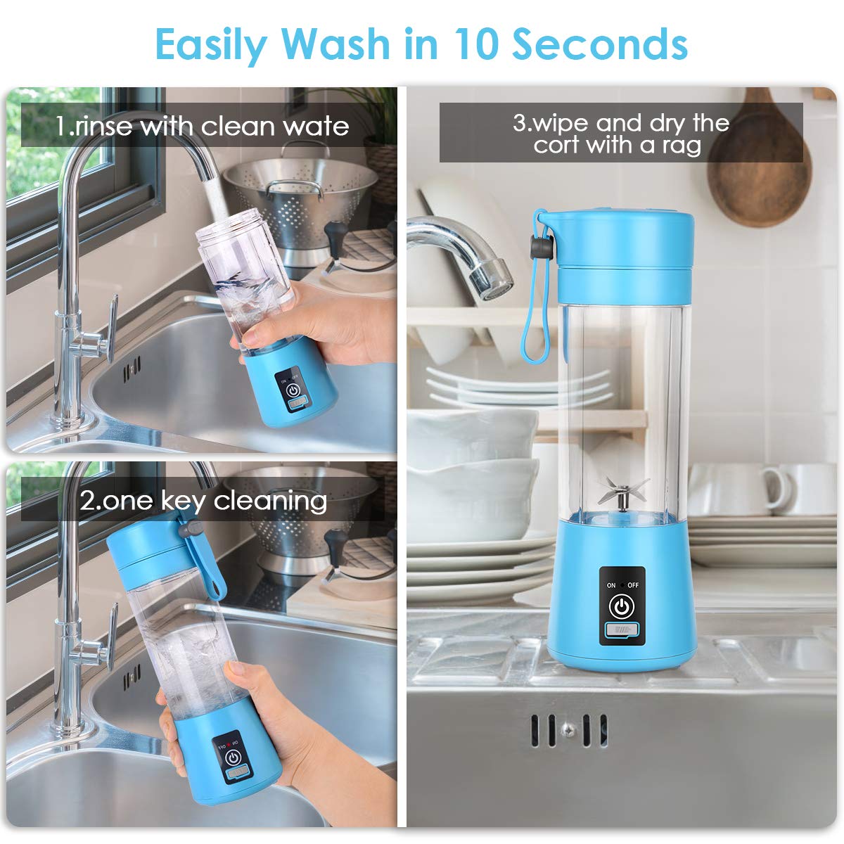 Kitchen Fruit Juice Mixer Home Simple Portable Electric Mini Juicer