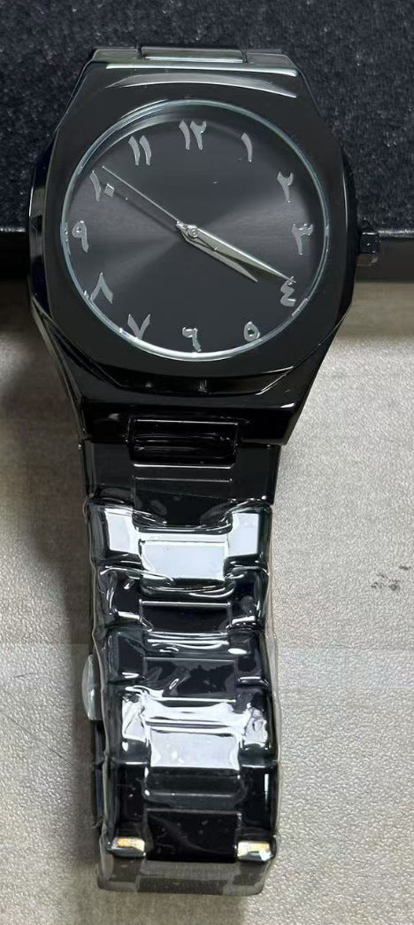 Men’s Business Advanced Arabic Steel Belt Quartz Watch