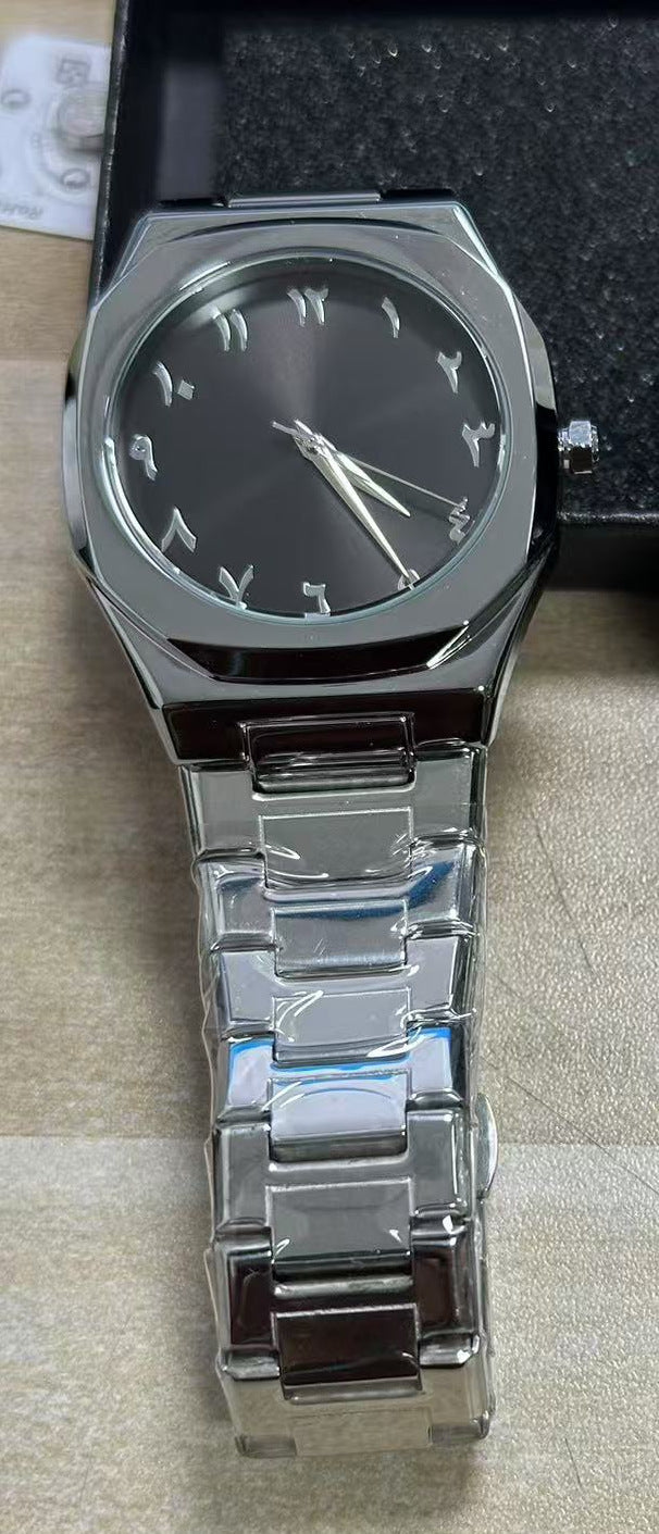 Men’s Business Advanced Arabic Steel Belt Quartz Watch