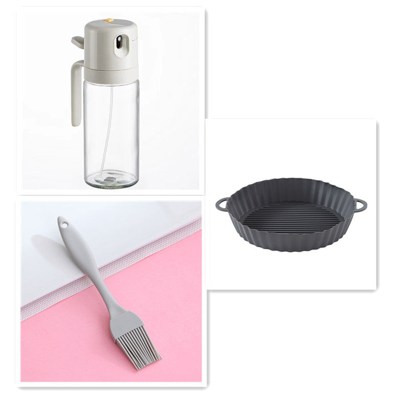 2 In 1 Oil Sprayer Bottle BBQ Cooking Oil