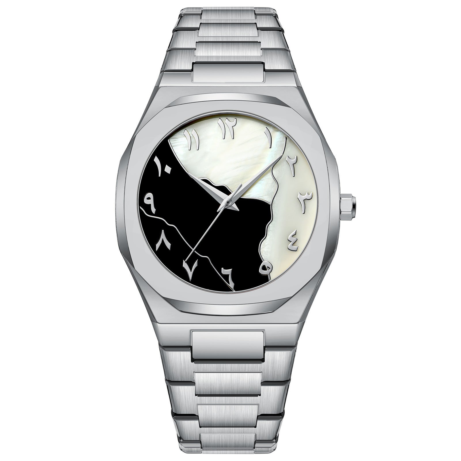 Men’s Business Advanced Arabic Steel Belt Quartz Watch