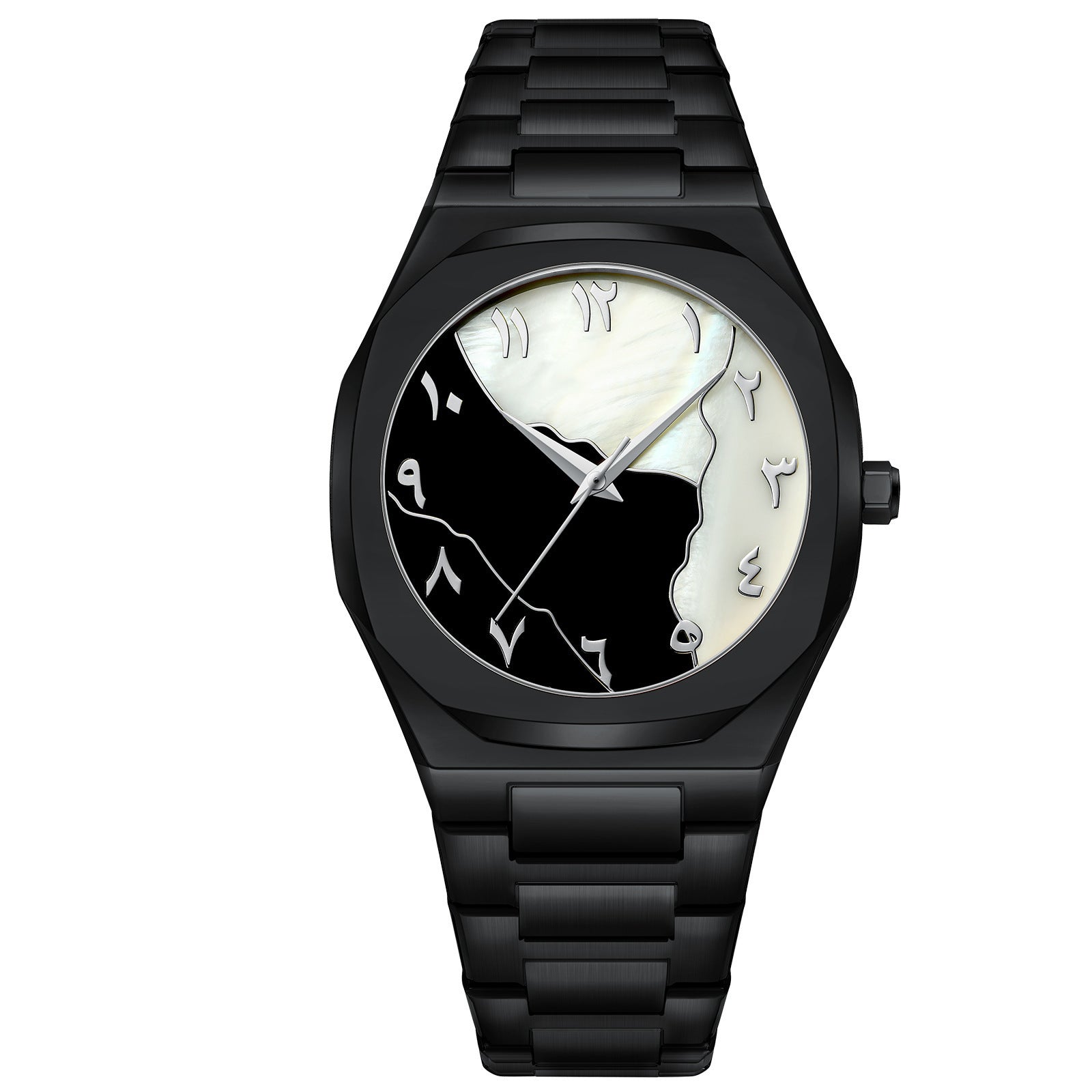 Men’s Business Advanced Arabic Steel Belt Quartz Watch