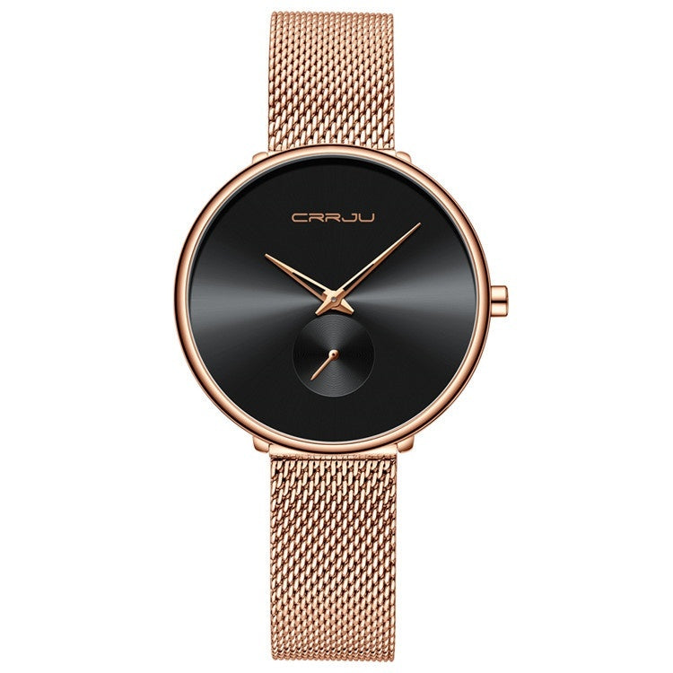 Women’s Stainless Steel Strap Mesh Strap Watch Simple